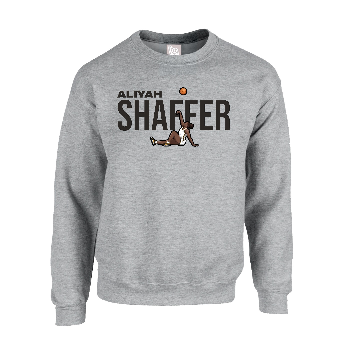 Fleece Crew — Player Name in Grey