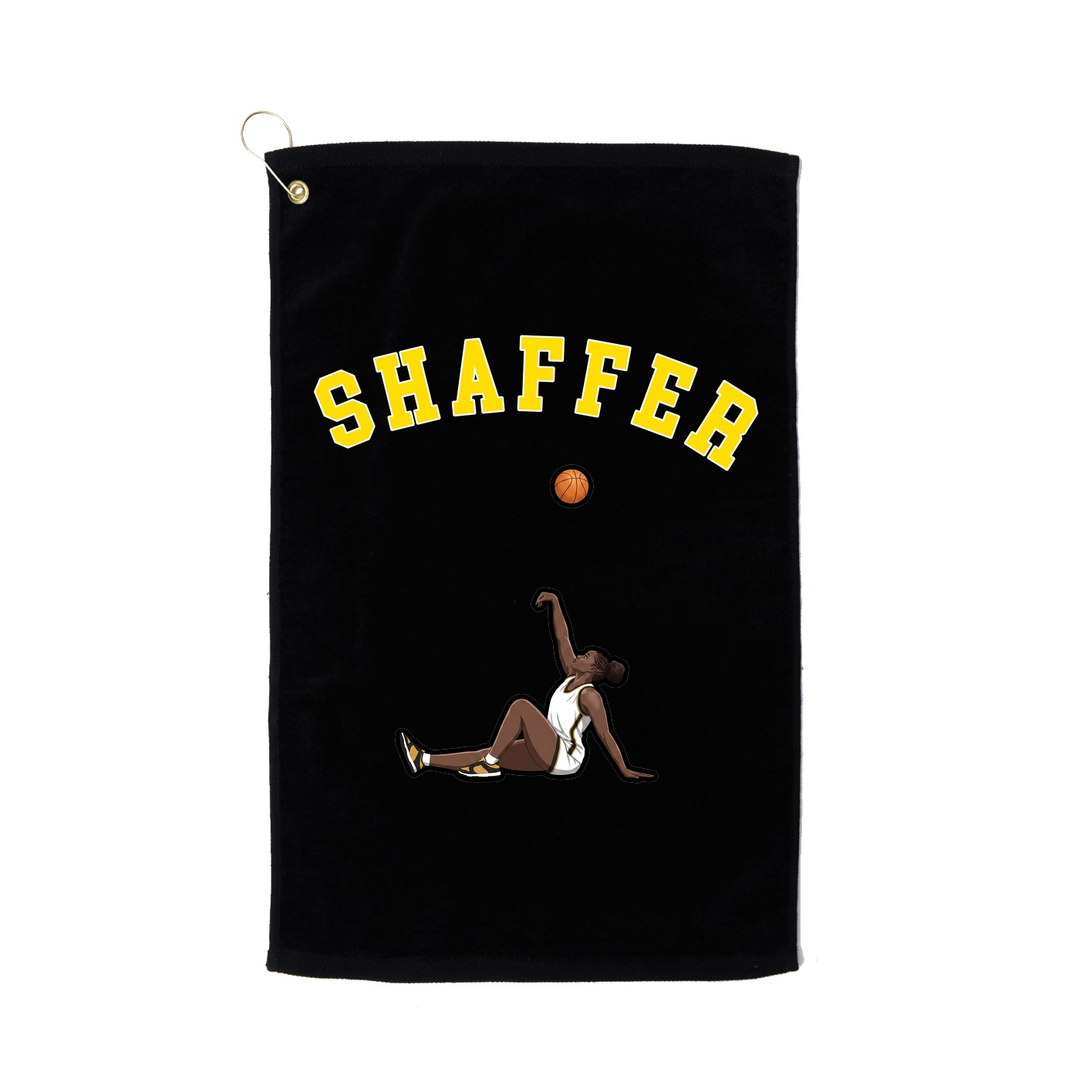 Golf Towel — Shirsey Arch in Black