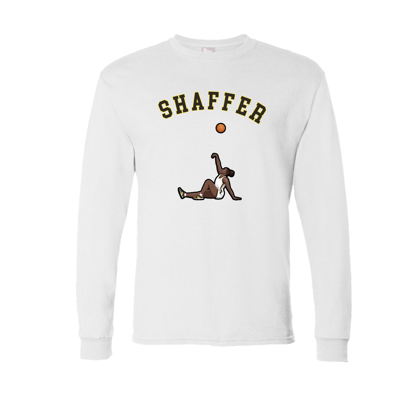 Long Sleeve Tee — Shirsey Arch in White