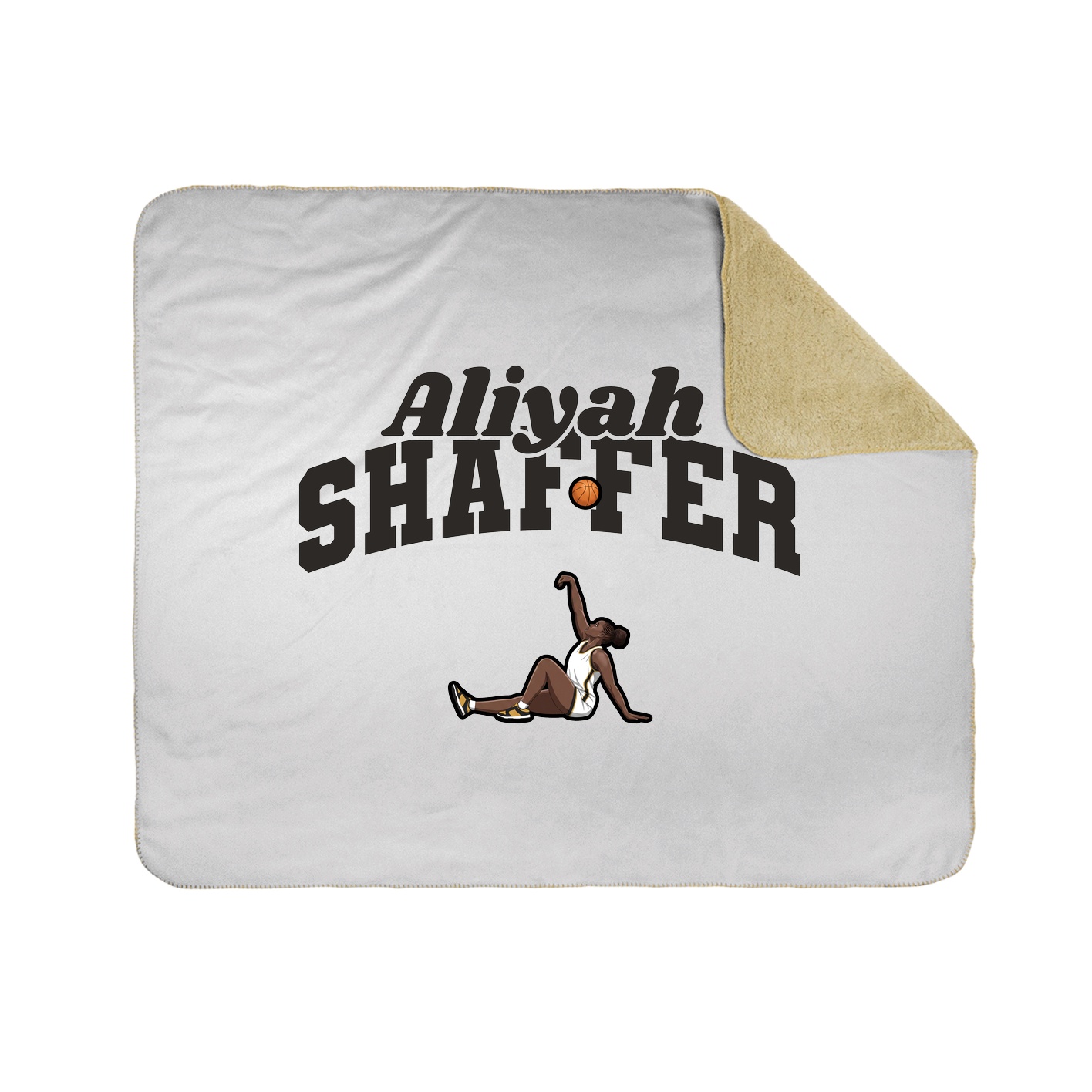 Throw Blanket — Signature Arch in White