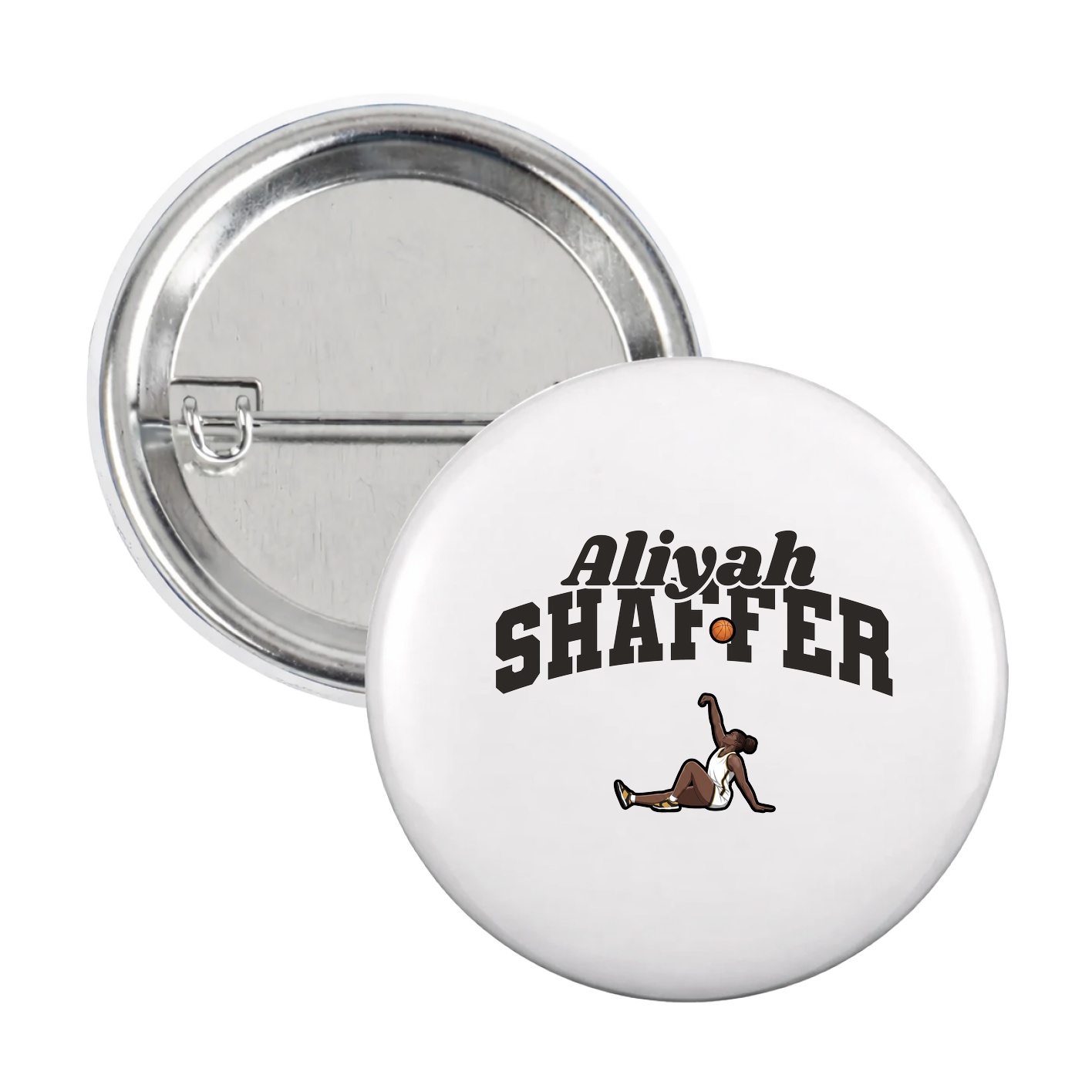 Game Day Button — Signature Arch in White