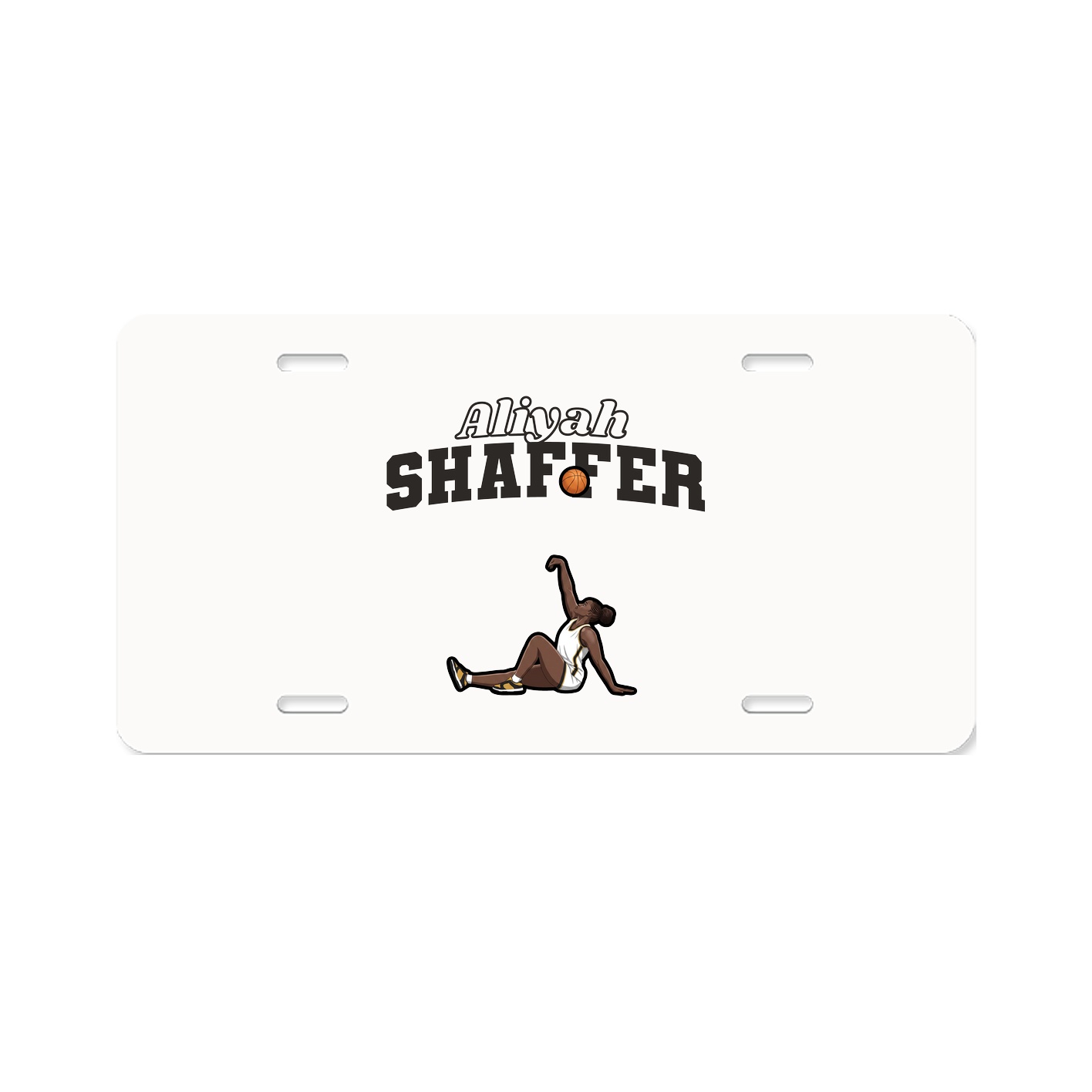 License Plate — Name Arch in Classic