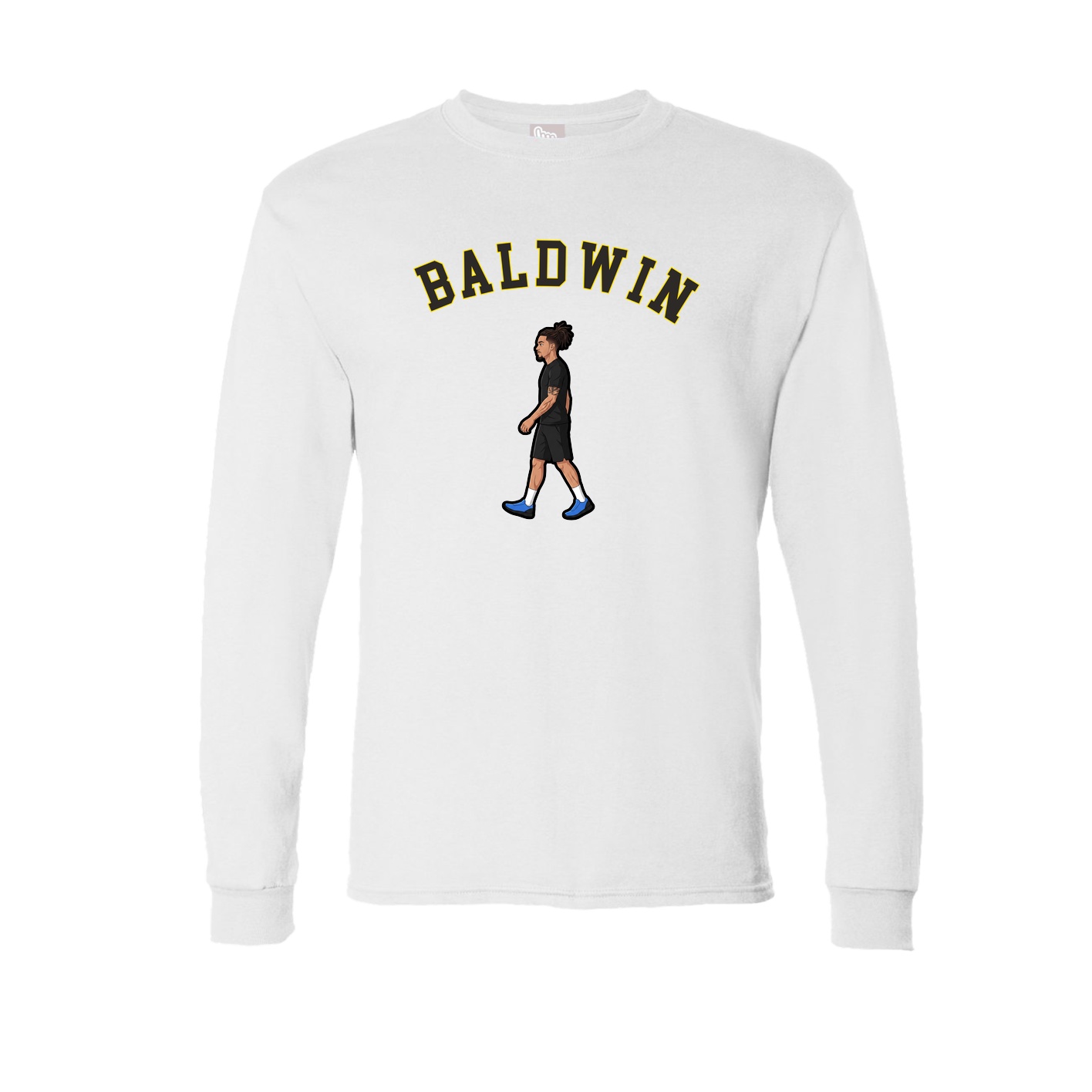 Long Sleeve Tee — Shirsey Arch in White