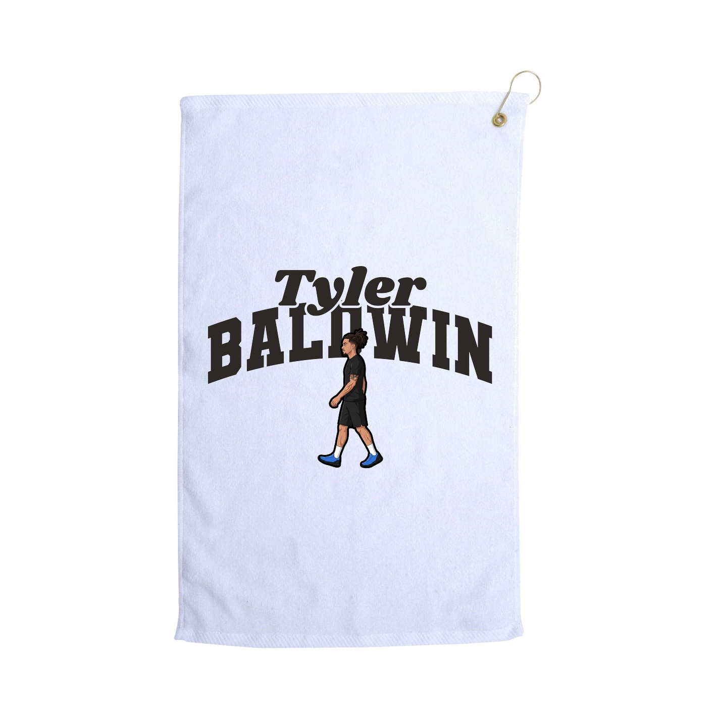 Golf Towel — Signature Arch in White