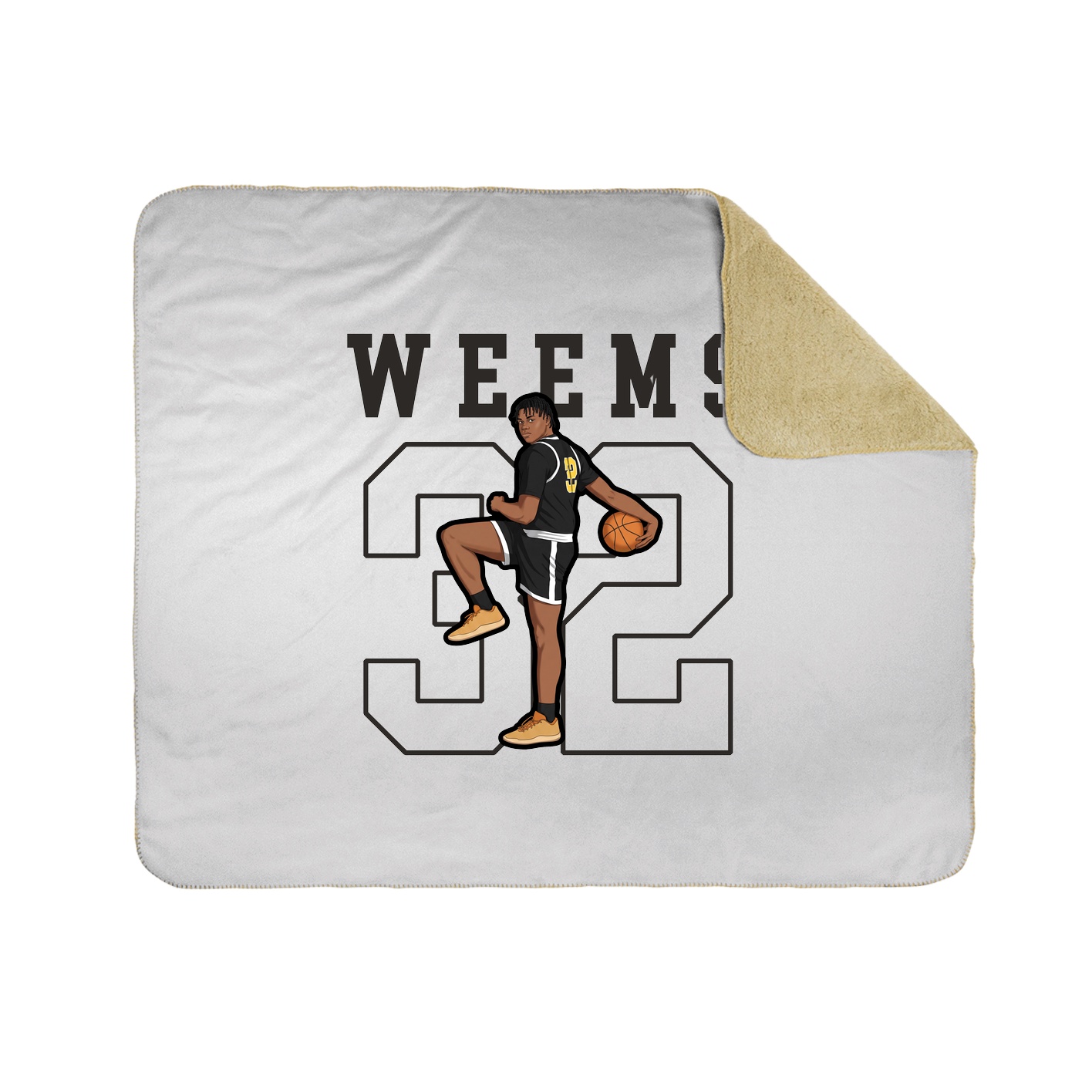 Throw Blanket — Shirsey in White