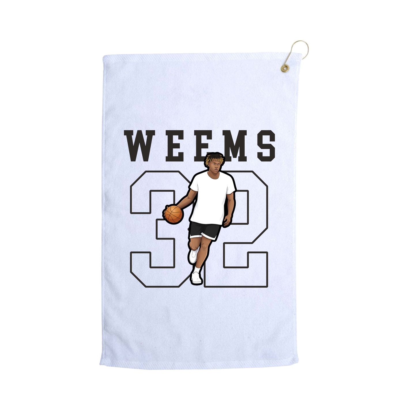Golf Towel — Shirsey in White