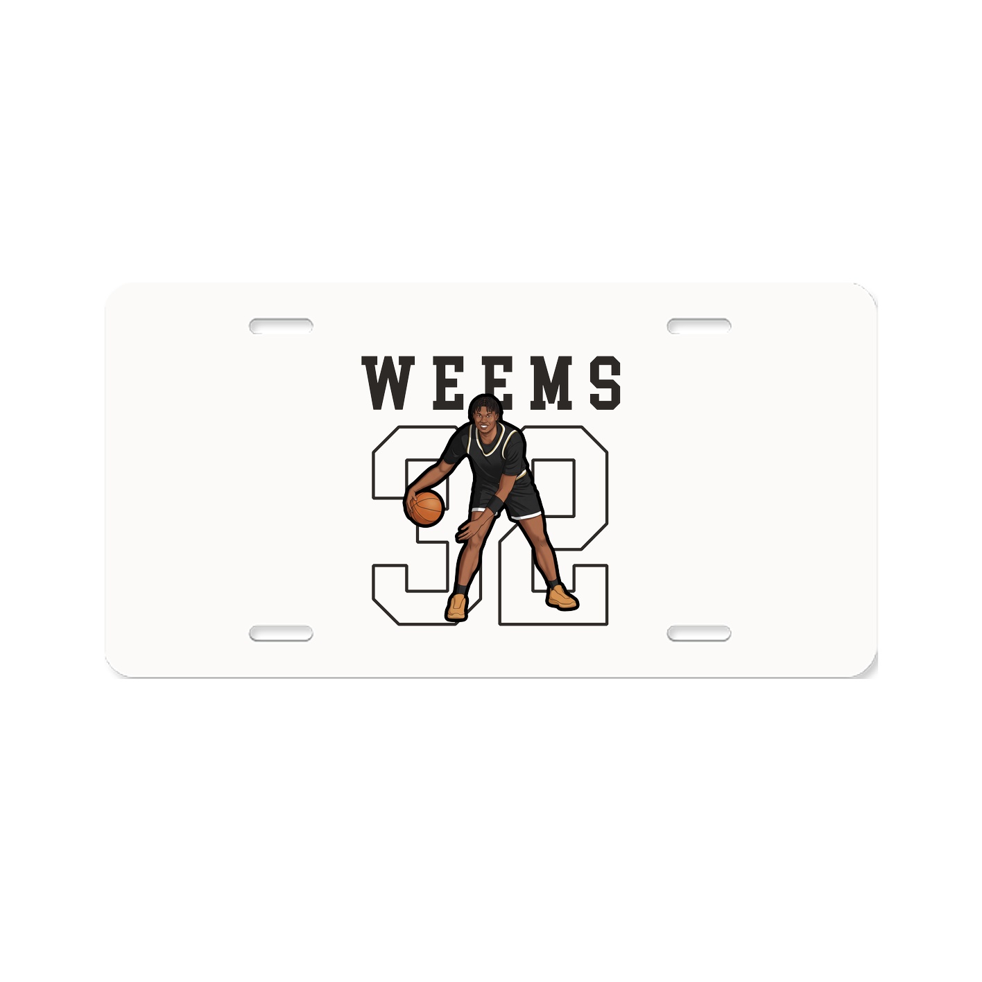 License Plate — Shirsey in Classic
