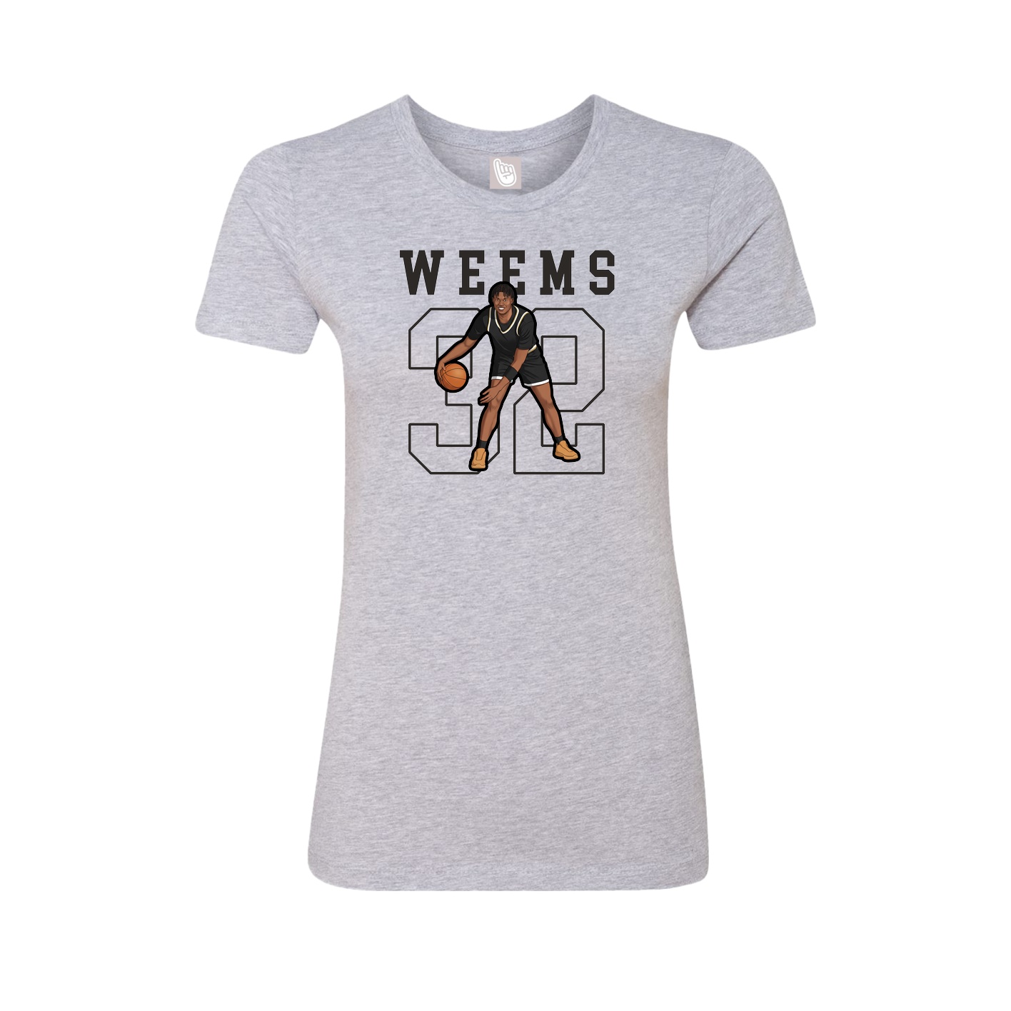Fitted Women's Tee — Shirsey in Grey