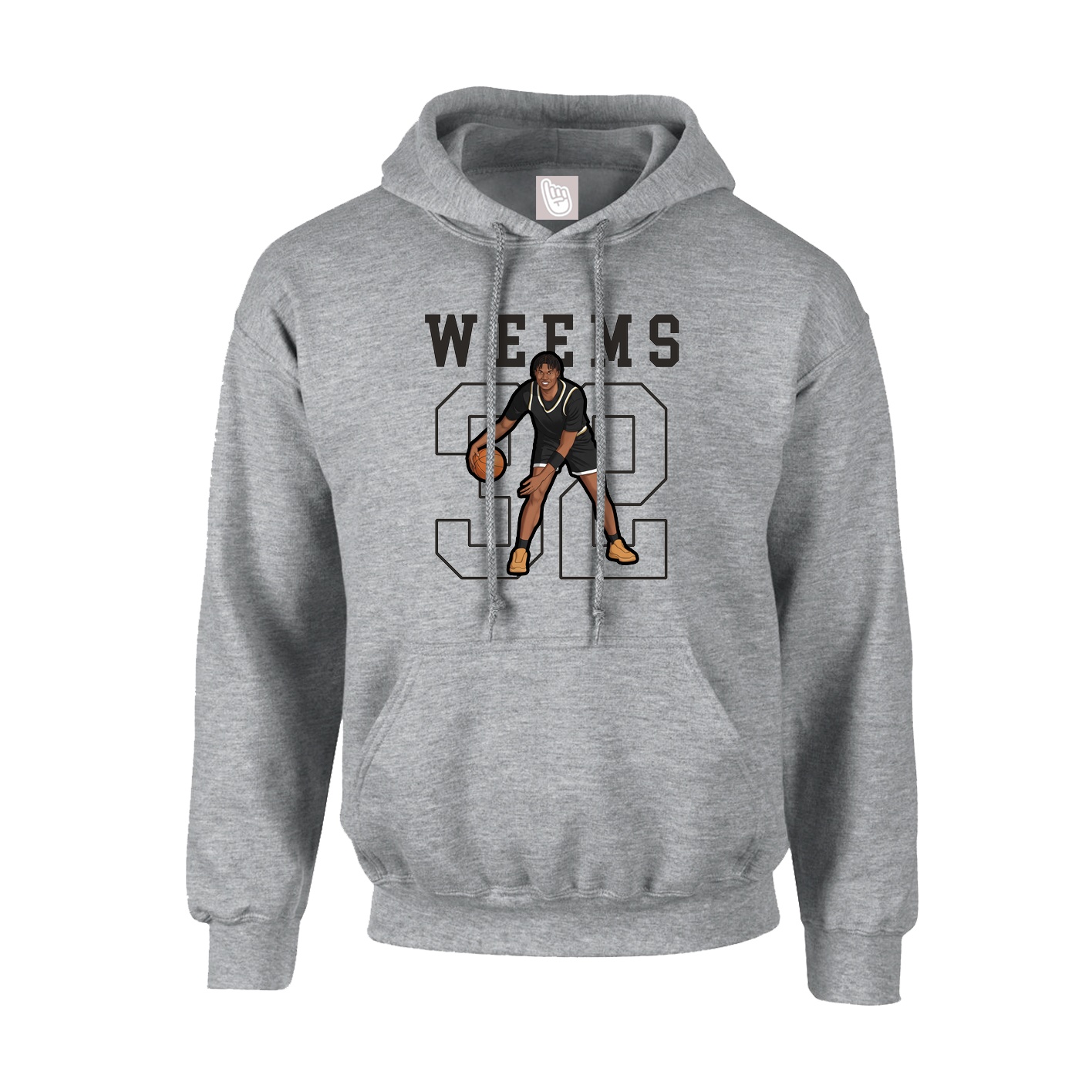 Hoodie — Shirsey in Grey