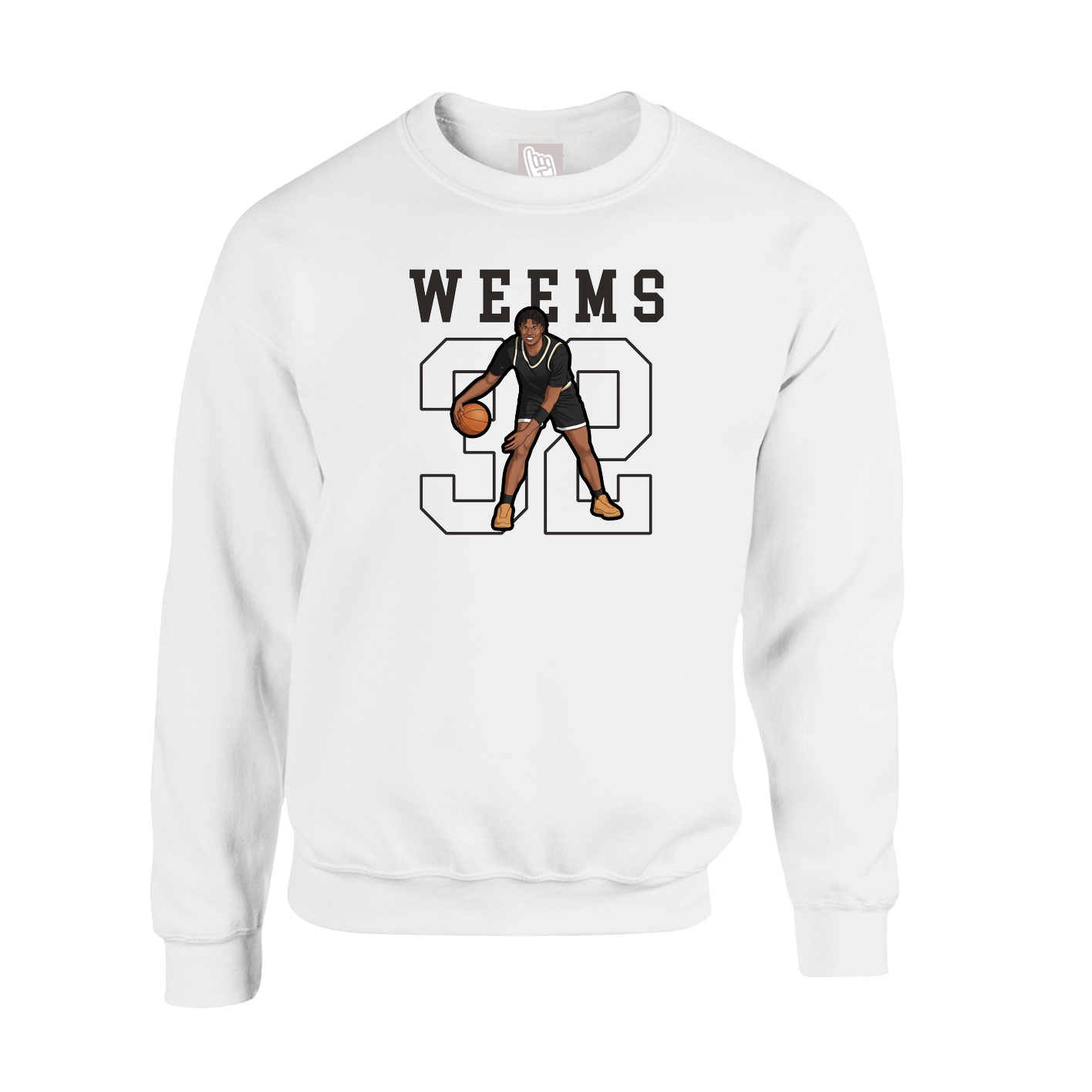 Fleece Crew — Shirsey in White