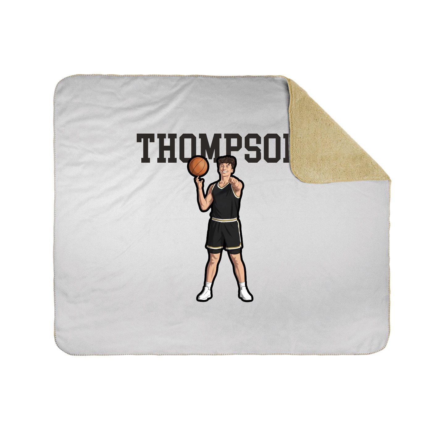 Throw Blanket — Shirsey in White