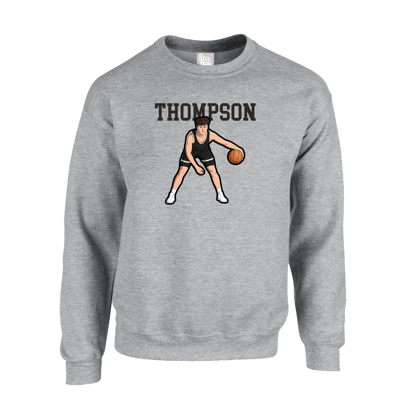 Fleece Crew — Shirsey in Grey