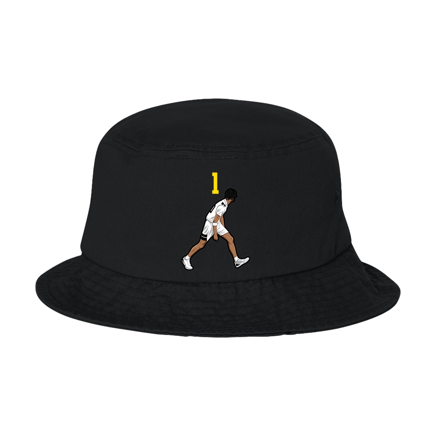 Bucket Cap — Number Top in Black