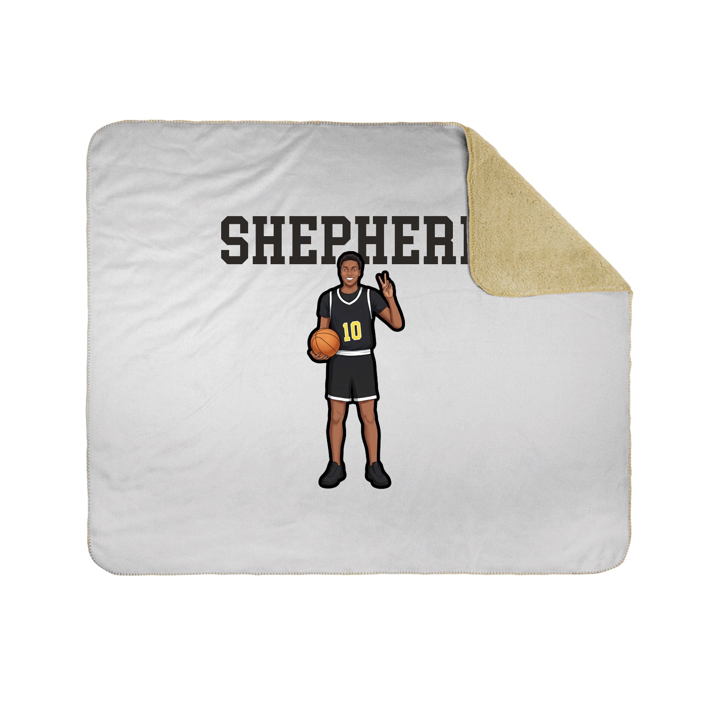 Throw Blanket — Shirsey in White