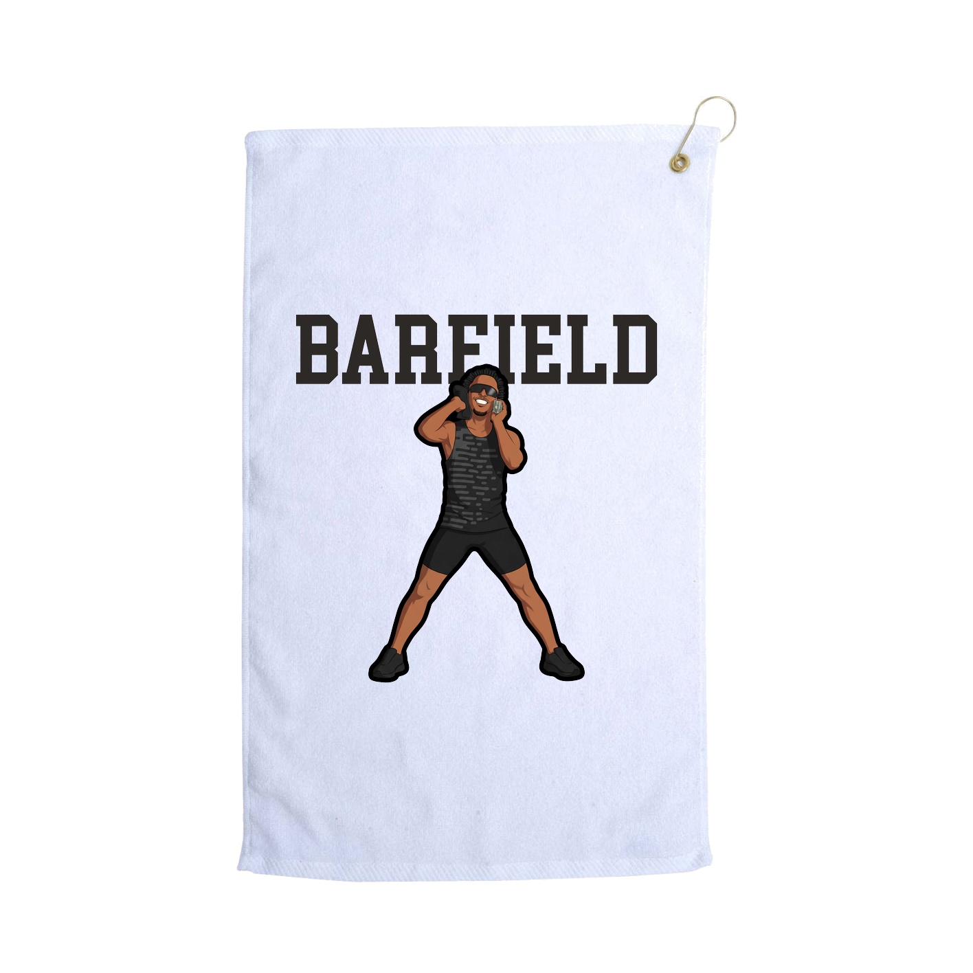 Golf Towel — Shirsey in White