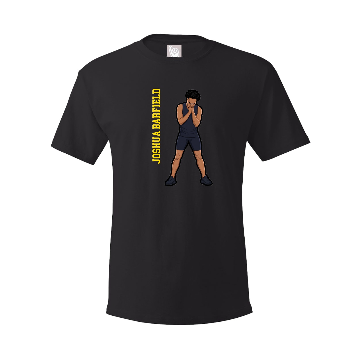 Tee — Name Vertical in Black