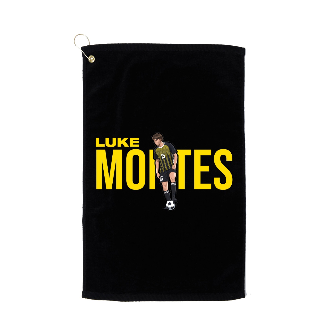 Golf Towel — Player Name in Black