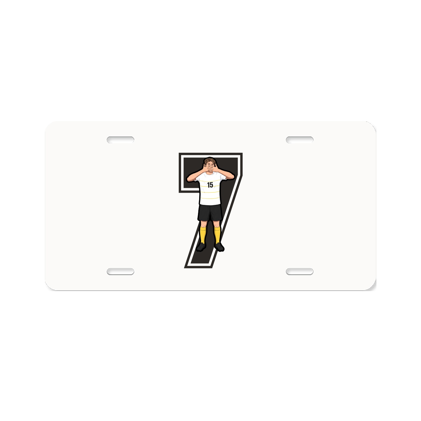 License Plate — Number in Classic