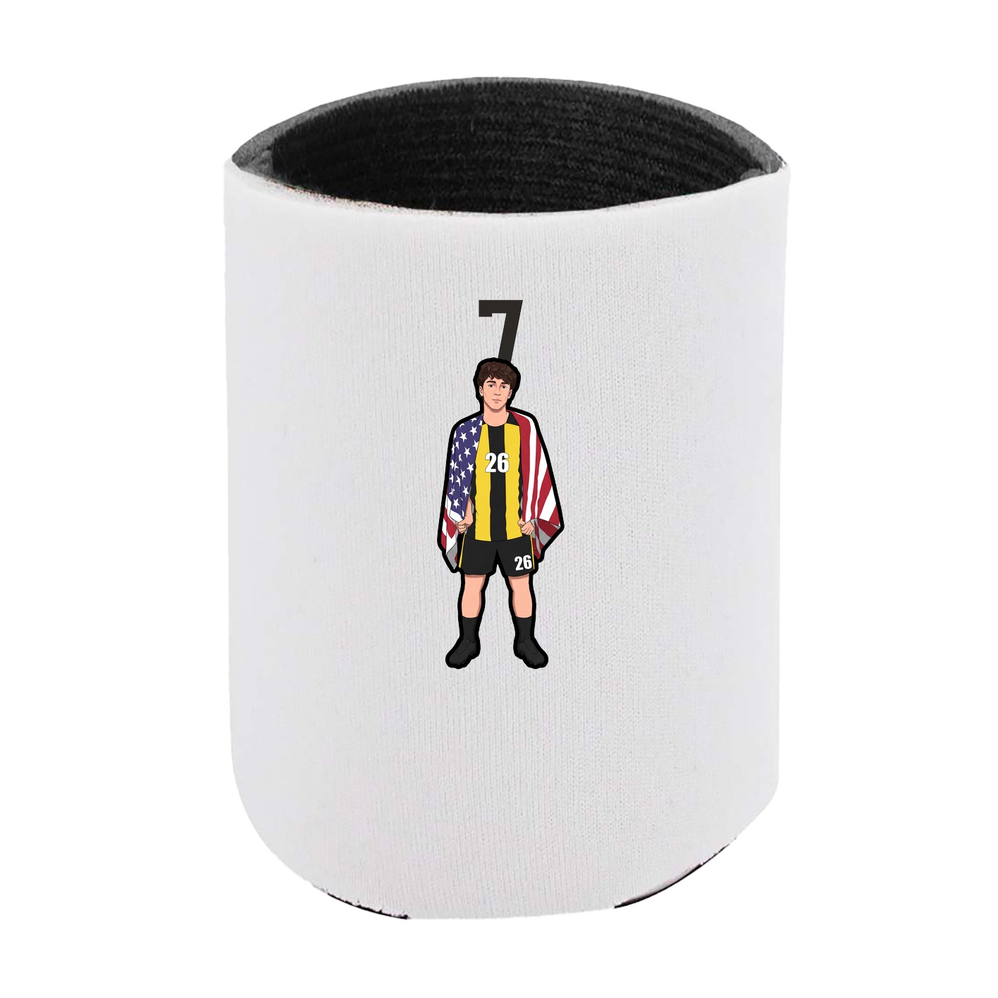 Can Holder — Number Top in White
