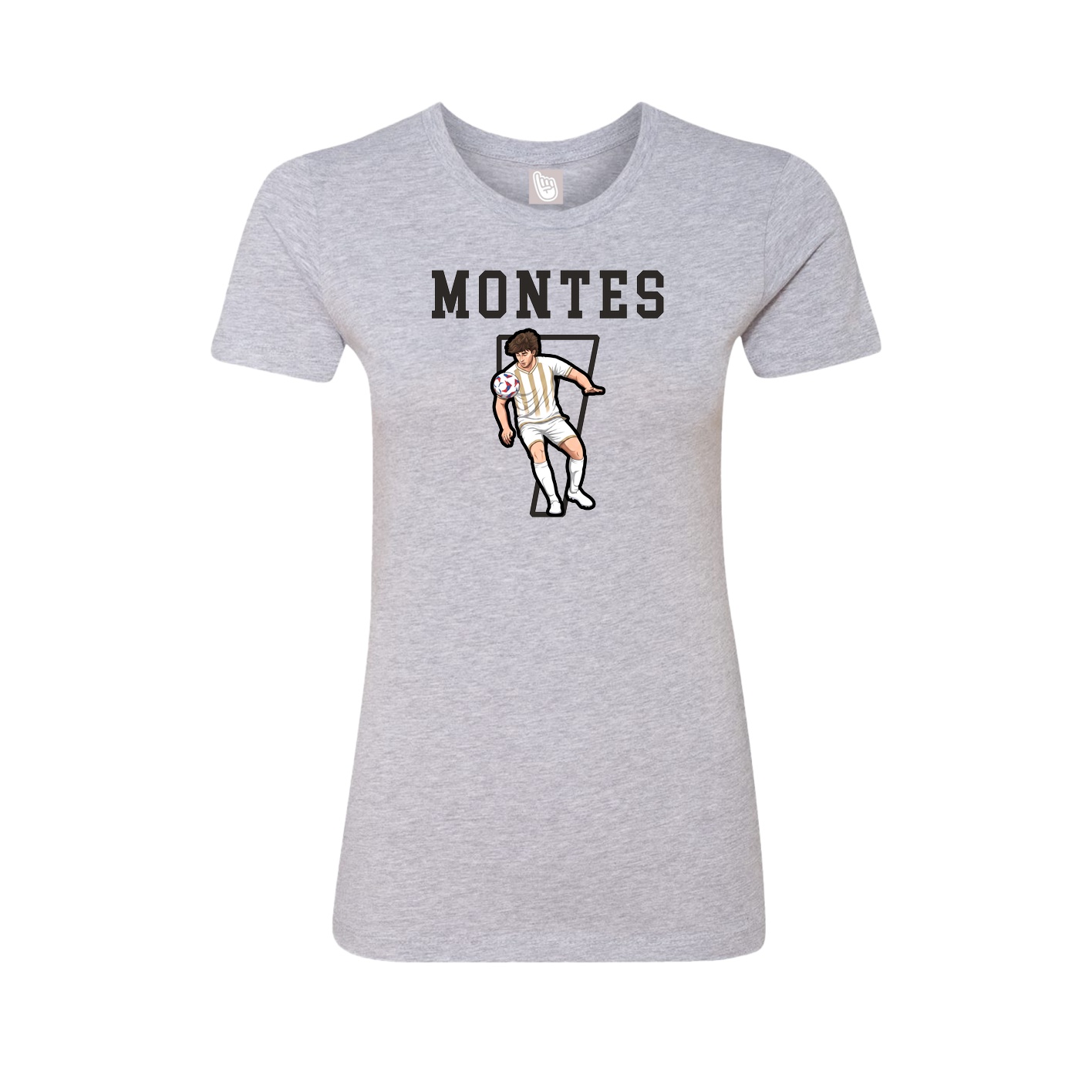 Fitted Women's Tee — Shirsey in Grey