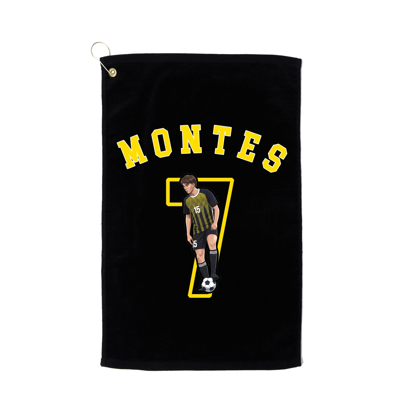 Golf Towel — Shirsey Arch in Black