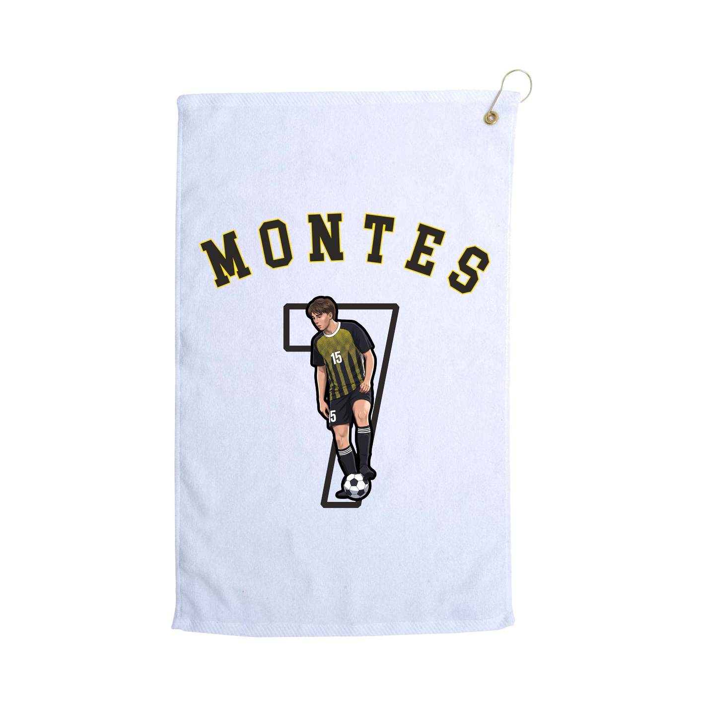 Golf Towel — Shirsey Arch in White
