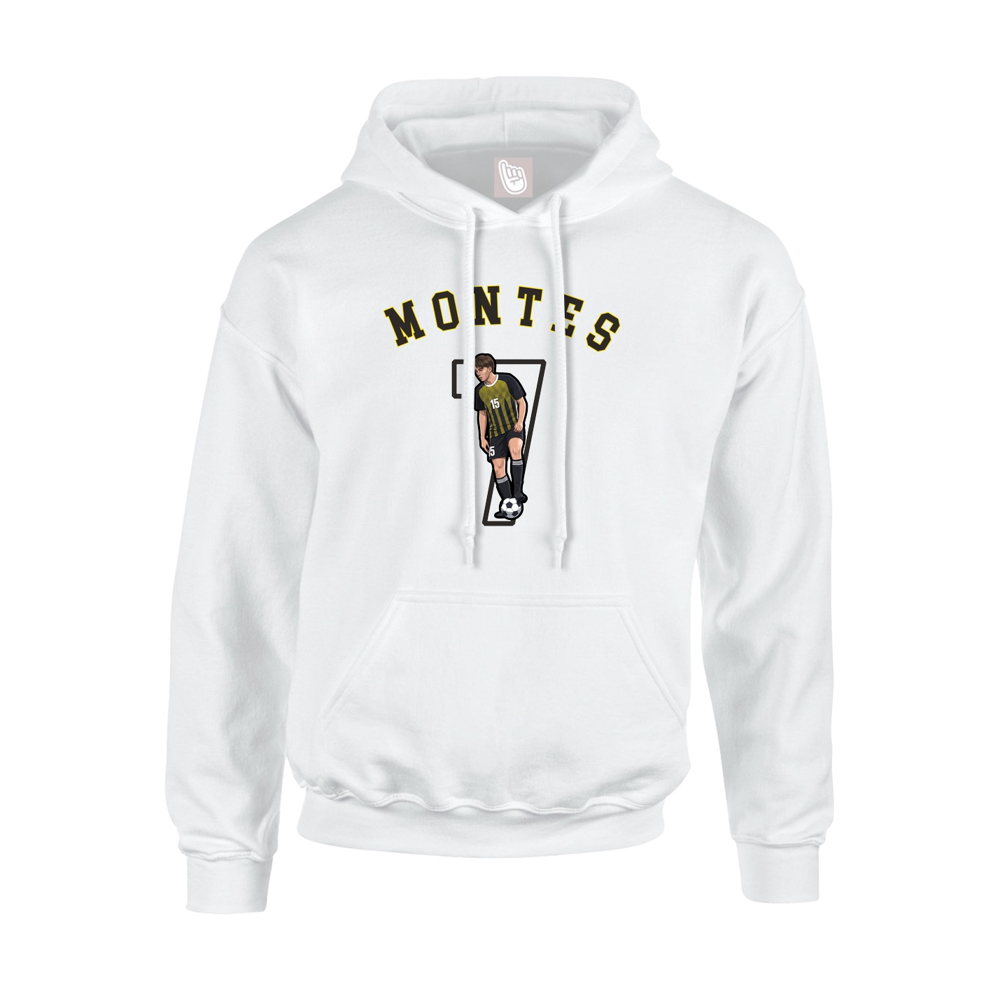 Youth Hoodie — Shirsey Arch in White