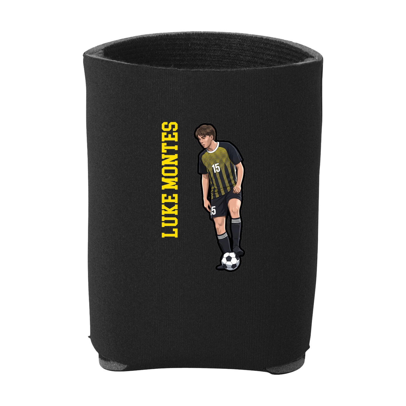 Can Holder — Name Vertical in Black