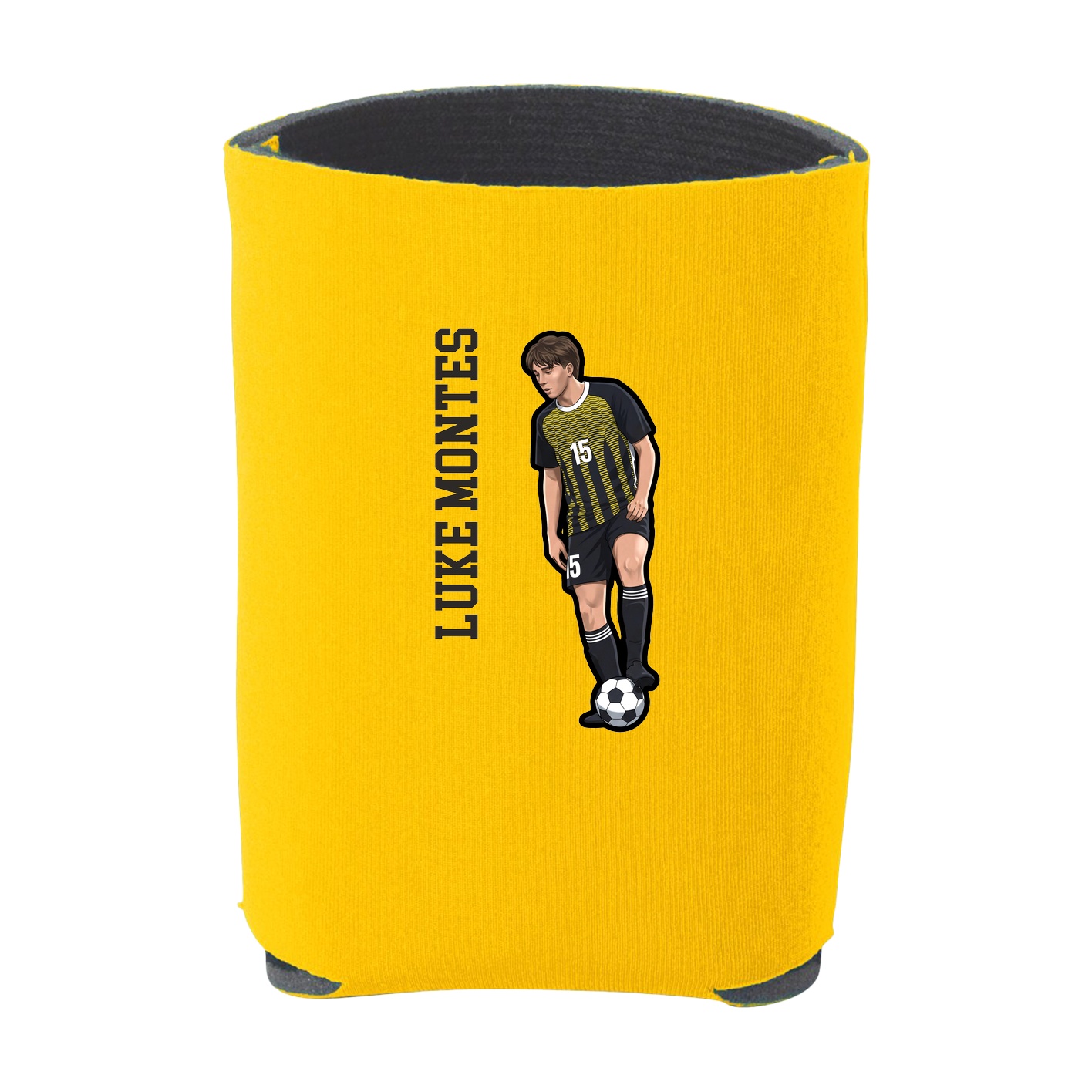 Can Holder — Name Vertical in Yellow