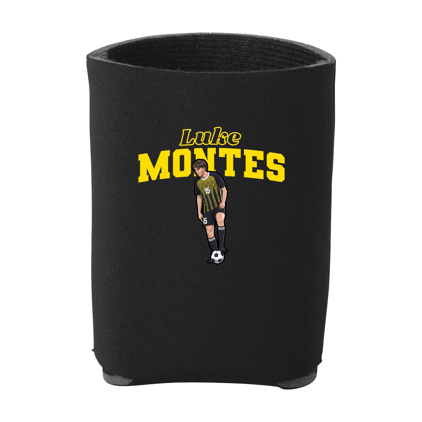 Can Holder — Name Arch in Black