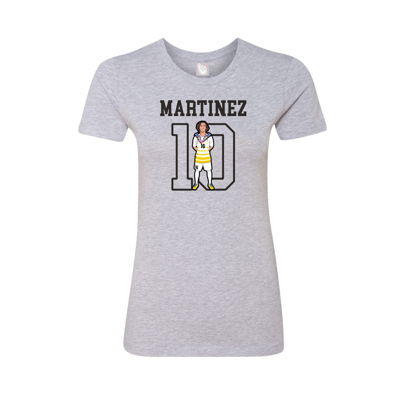 Fitted Women's Tee — Shirsey in Grey