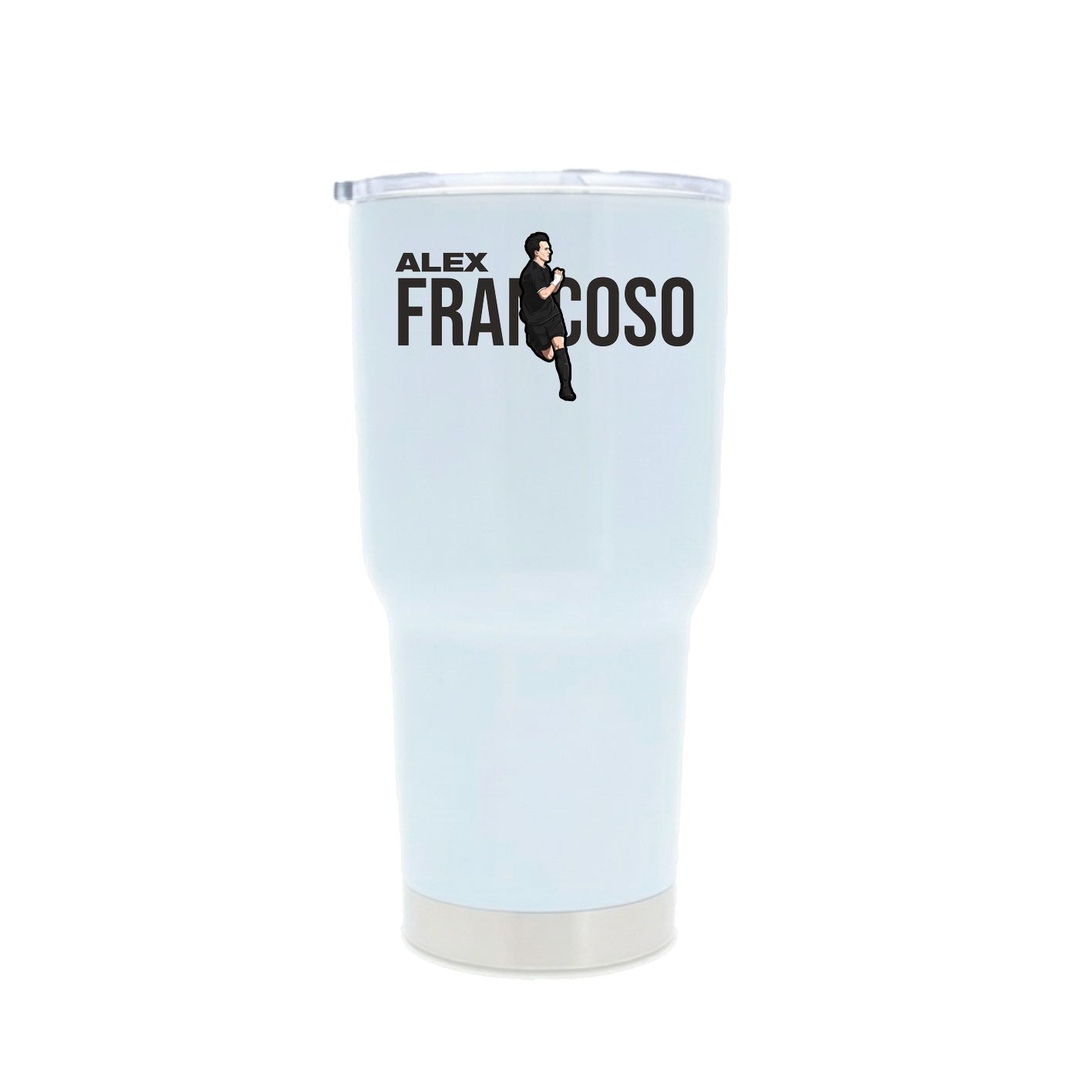 30oz Stainless Steel Tumbler — Player Name in White
