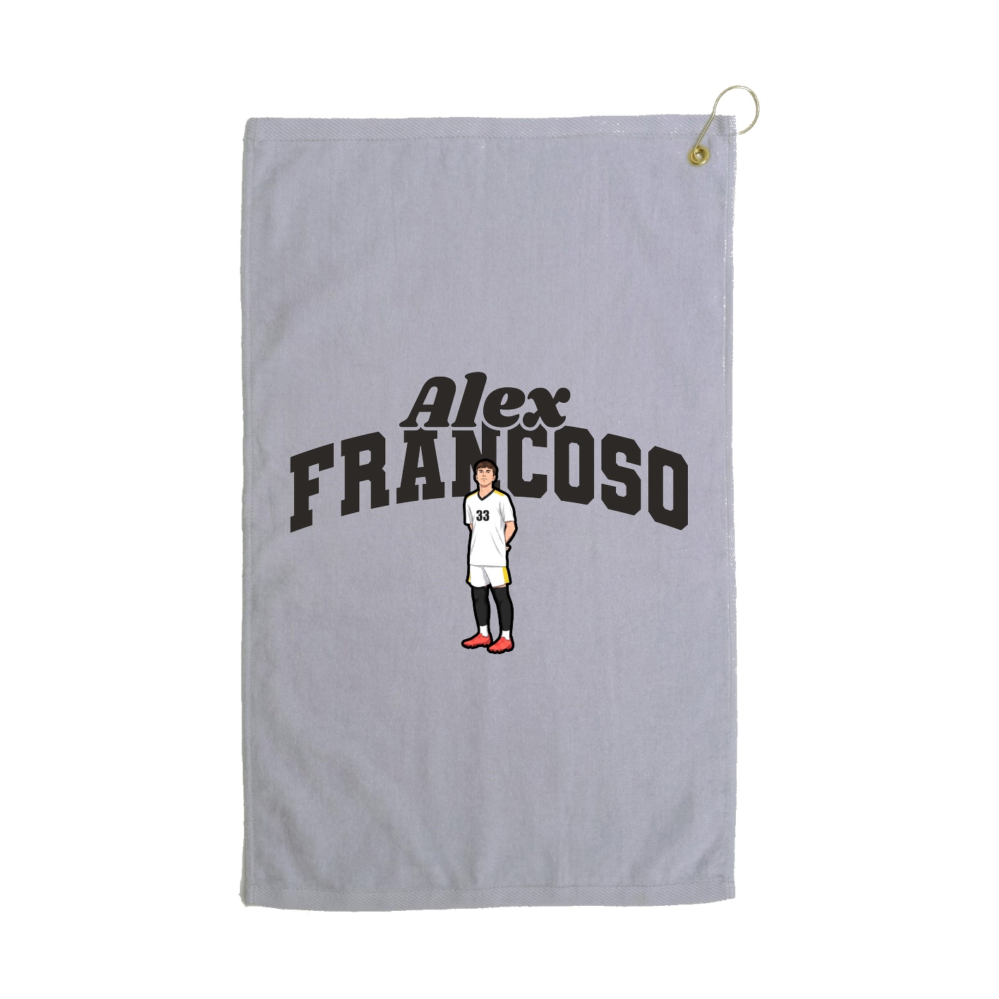 Golf Towel — Signature Arch in Grey