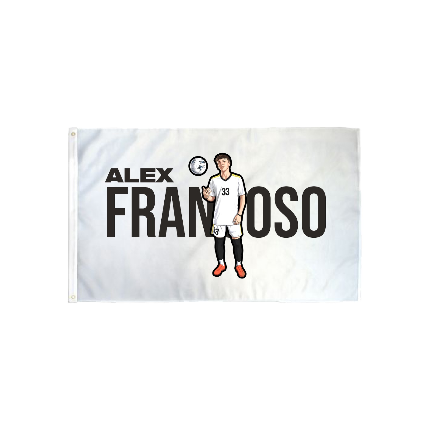 3x5 Flag — Player Name in Classic