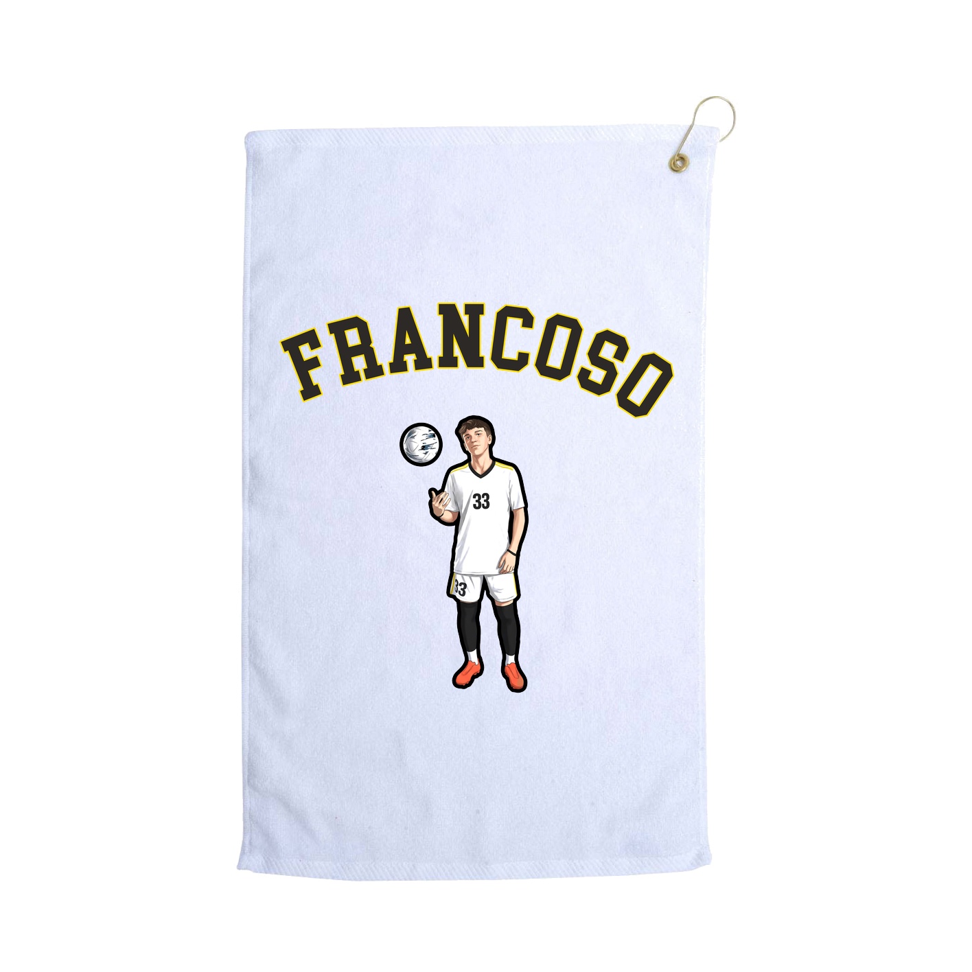 Golf Towel — Shirsey Arch in White
