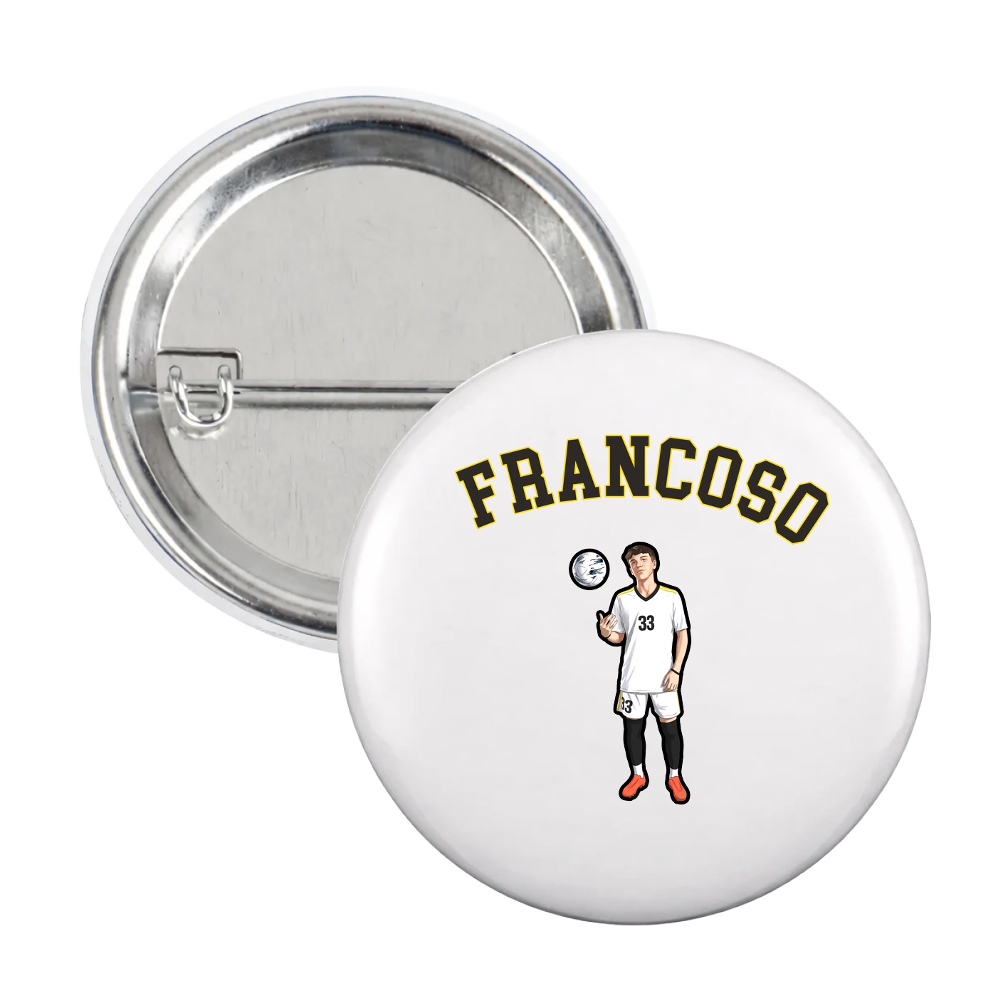 Game Day Button — Shirsey Arch in White