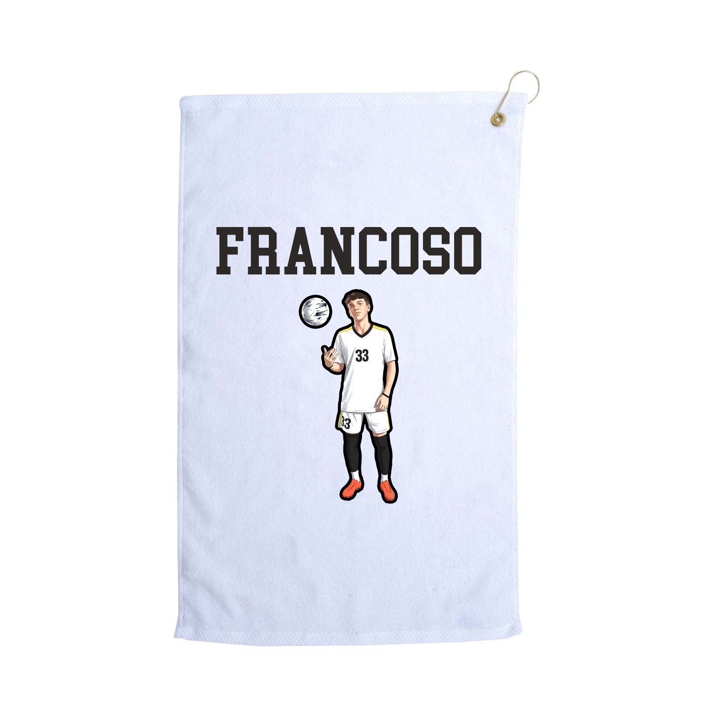 Golf Towel — Shirsey in White