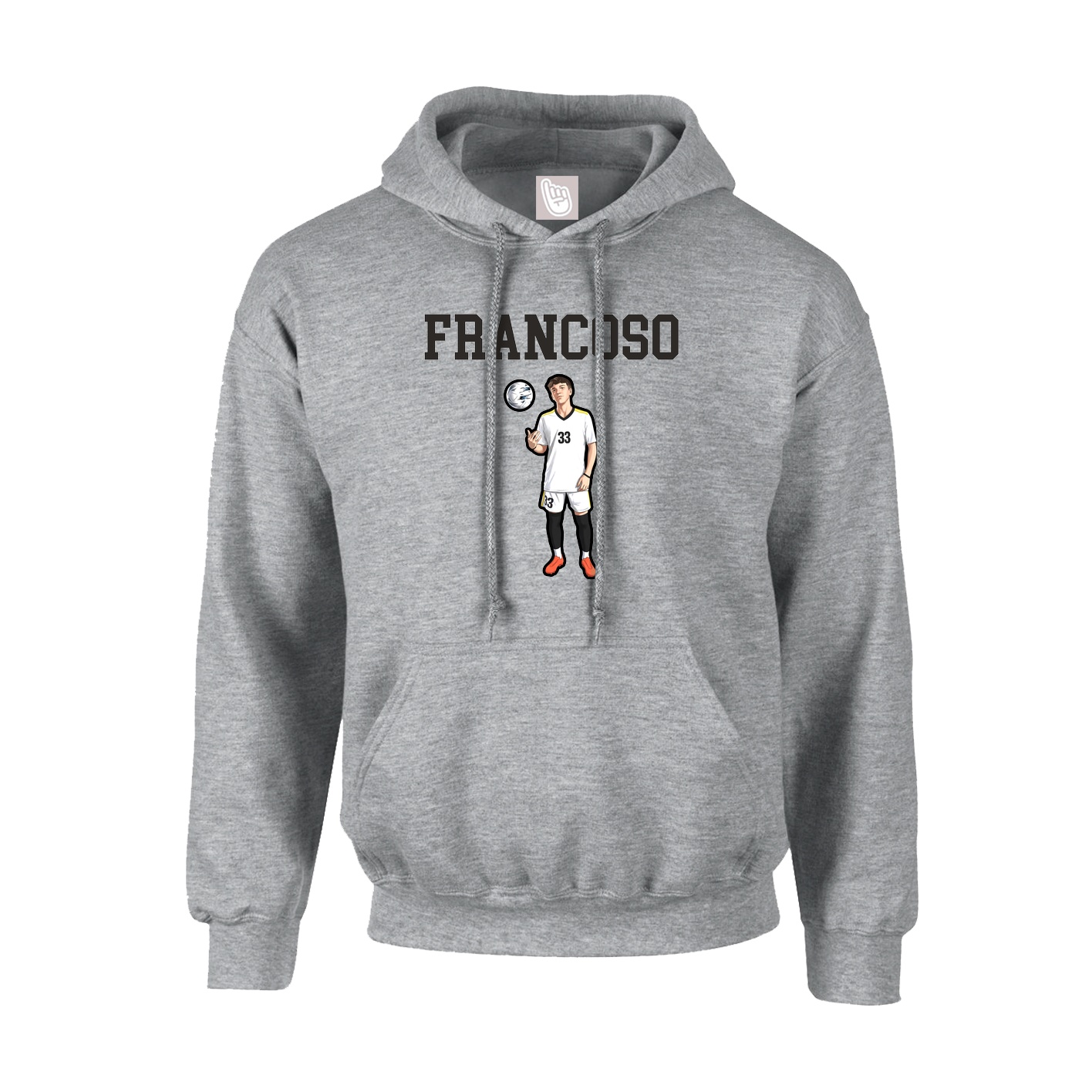Hoodie — Shirsey in Grey