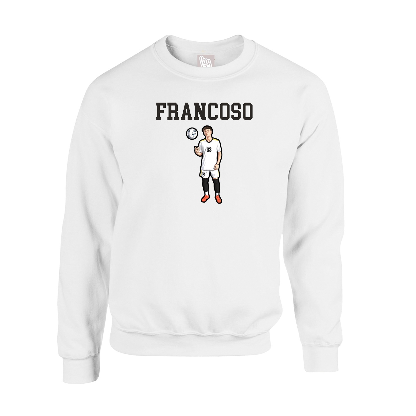 Fleece Crew — Shirsey in White