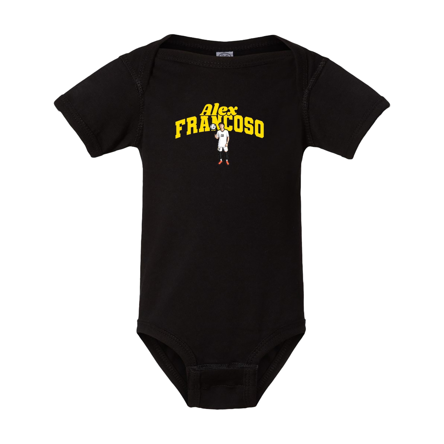 Baby Onesie — Signature Arch in Black