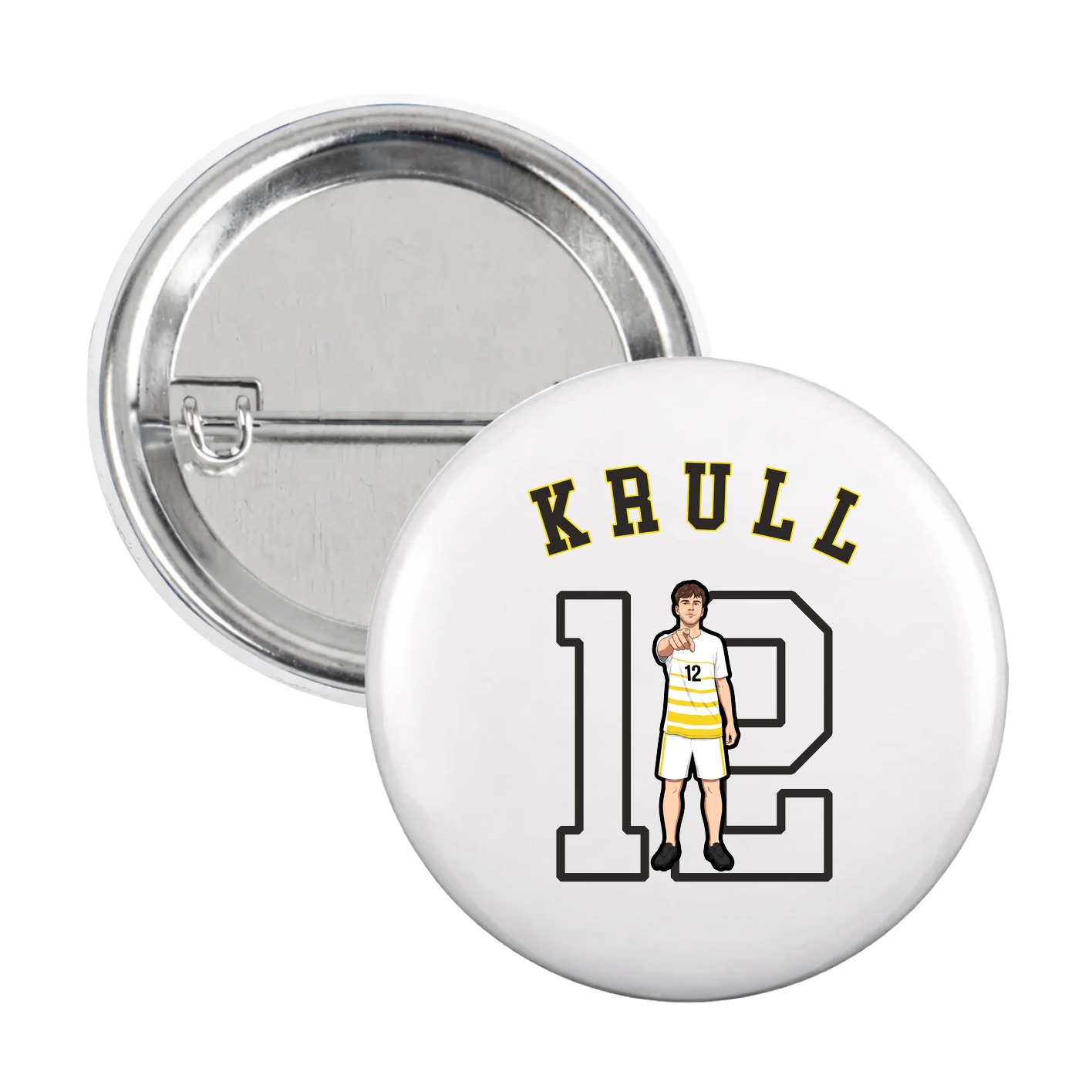 Game Day Button — Shirsey Arch in White
