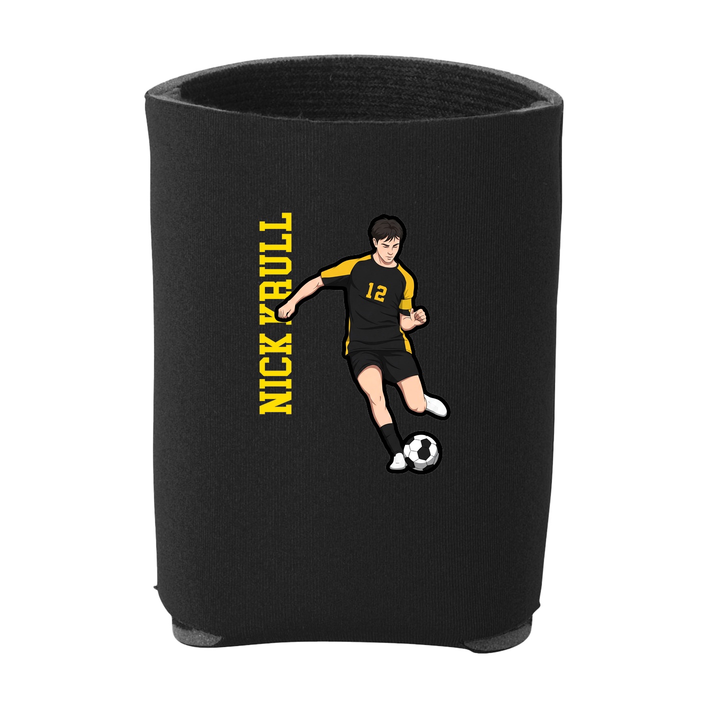 Can Holder — Name Vertical in Black
