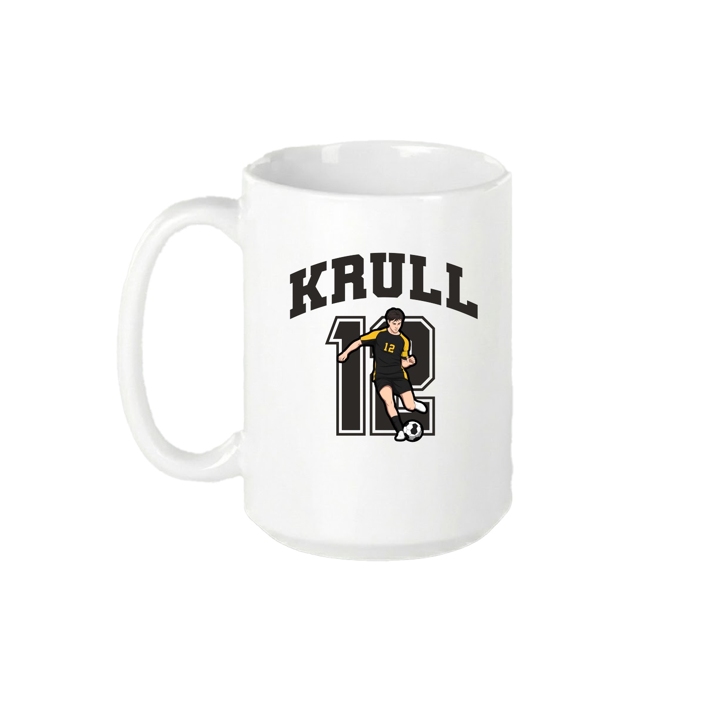 15oz Coffee Mug — Number in White