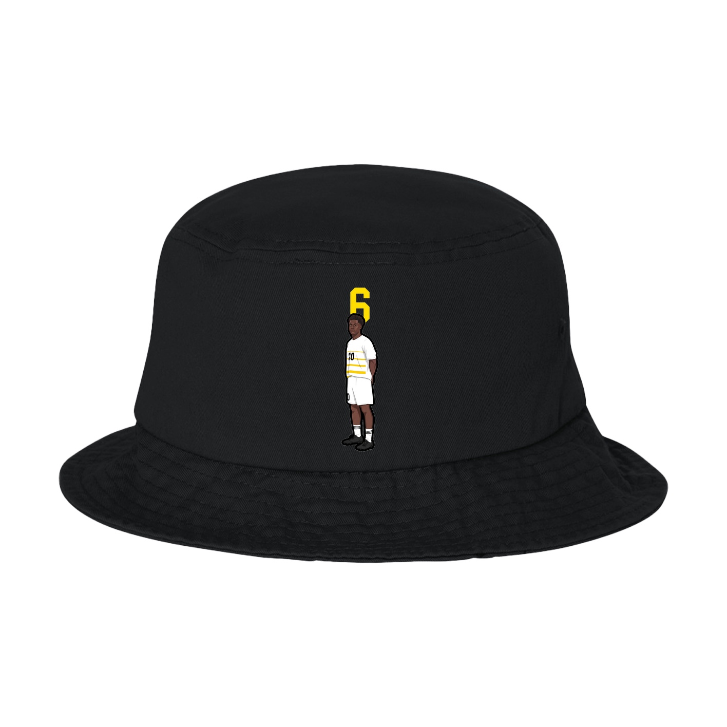 Bucket Cap — Number Top in Black