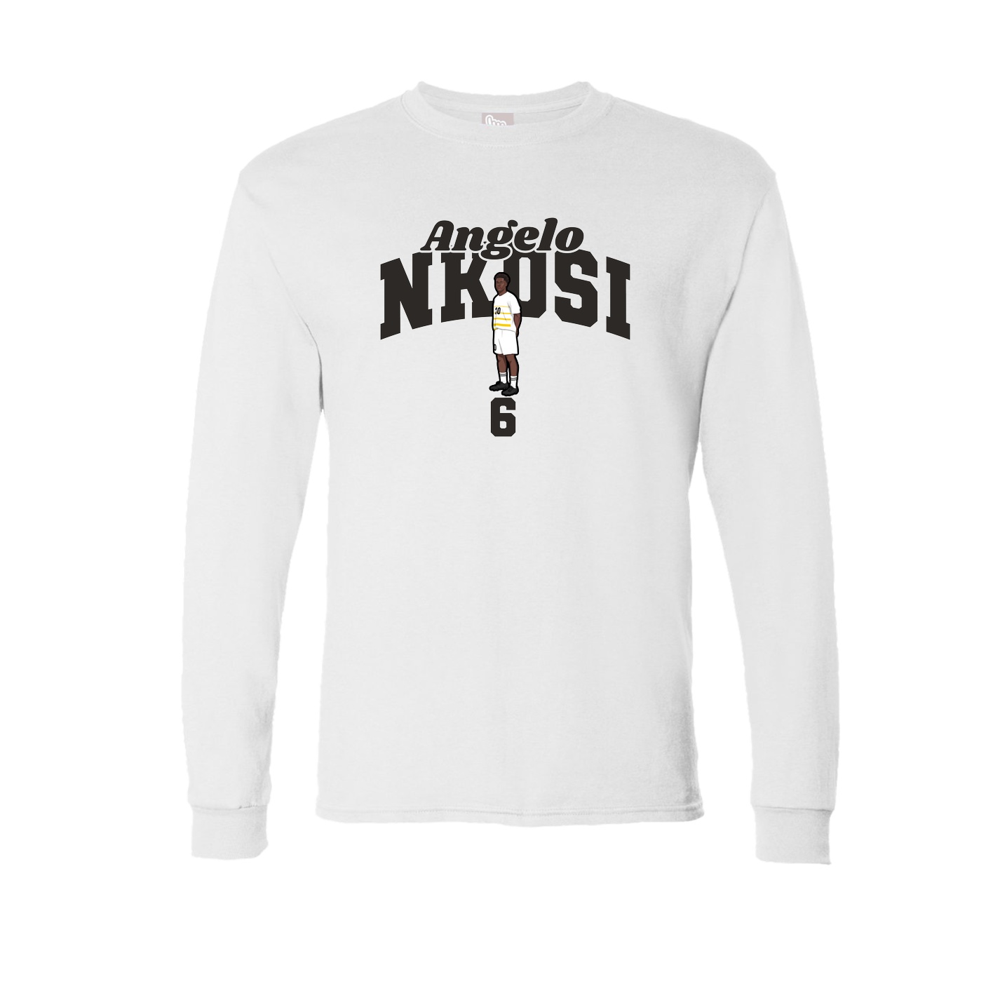 Long Sleeve Tee — Signature Arch in White