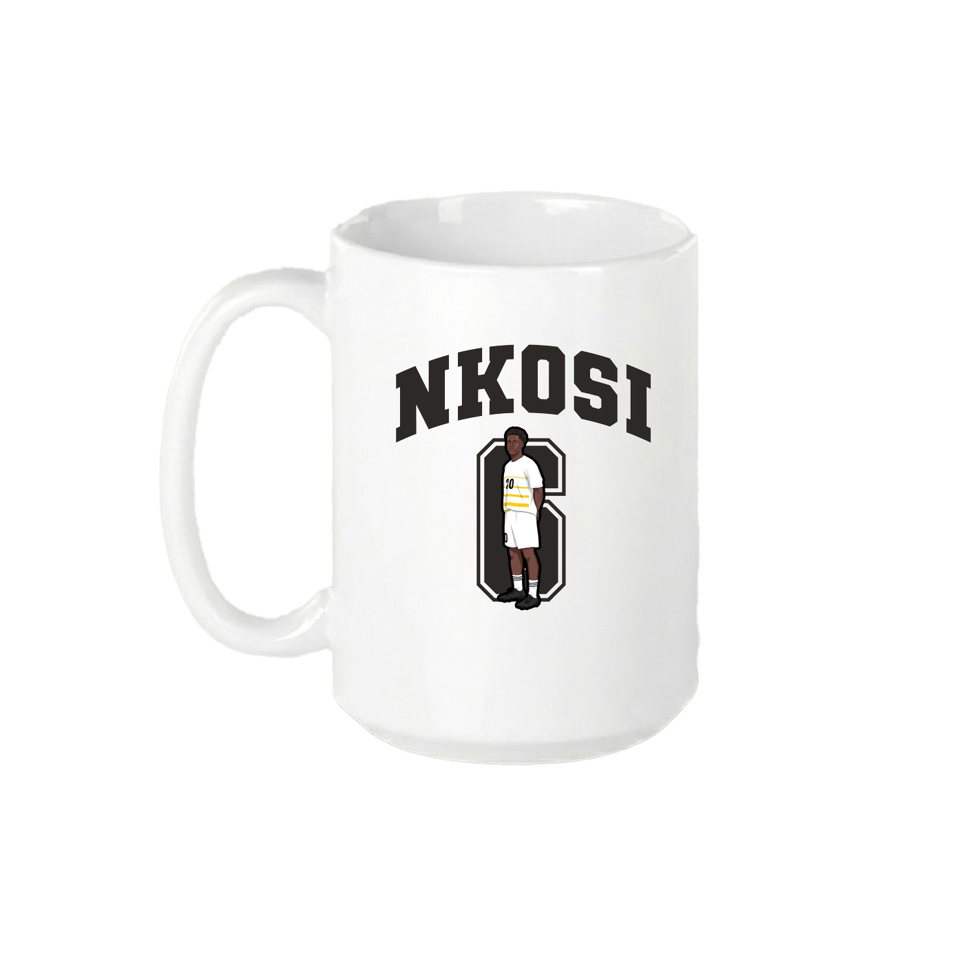 15oz Coffee Mug — Number in White