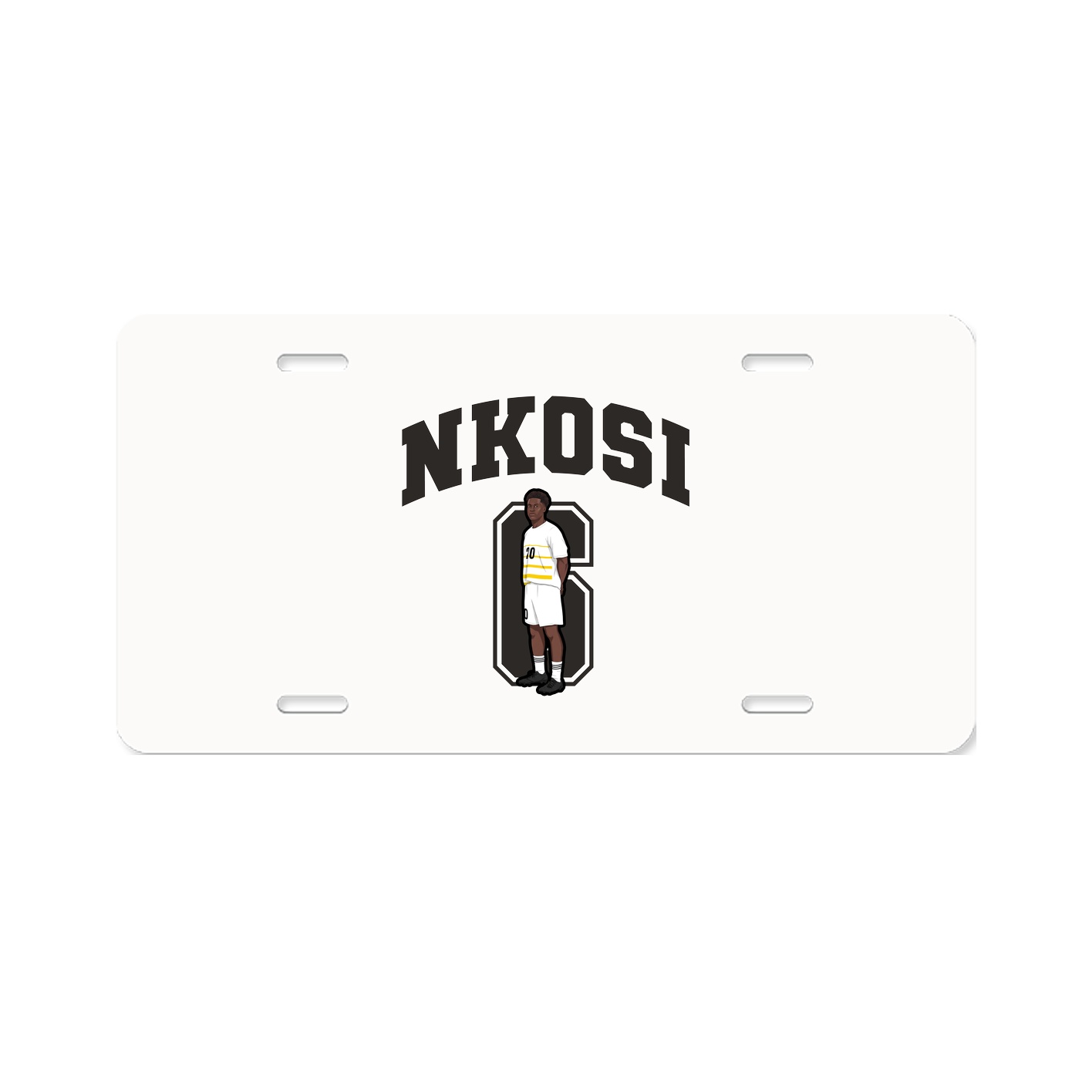 License Plate — Number in Classic