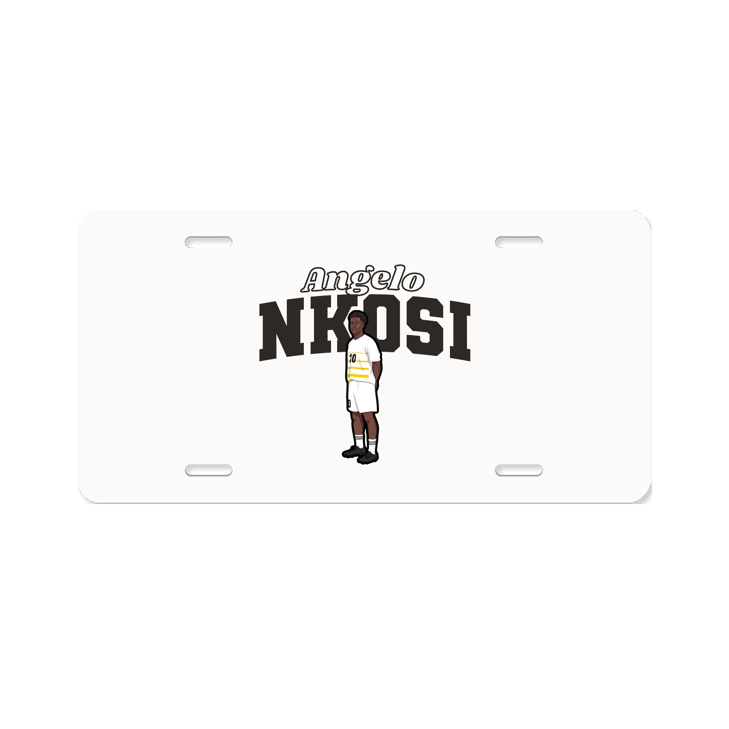 License Plate — Name Arch in Classic