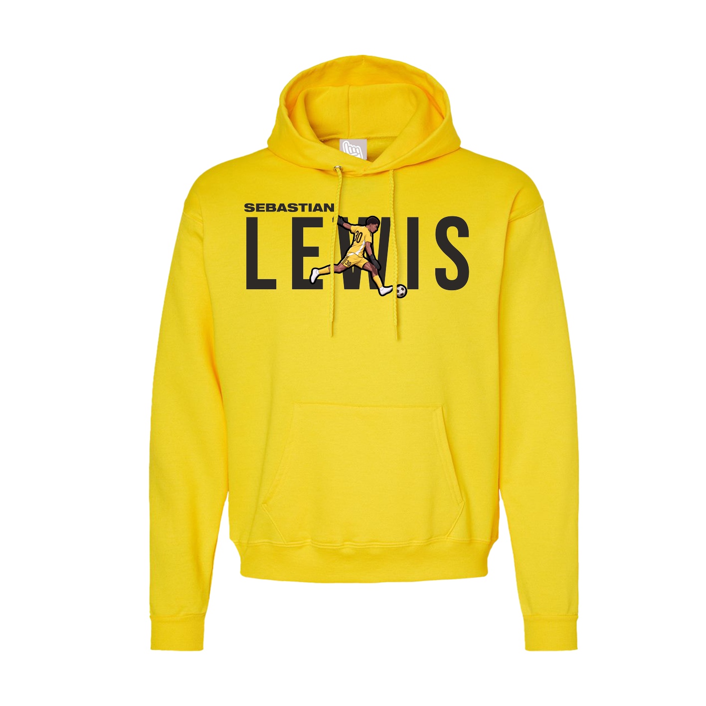 Hoodie — Player Name in Yellow