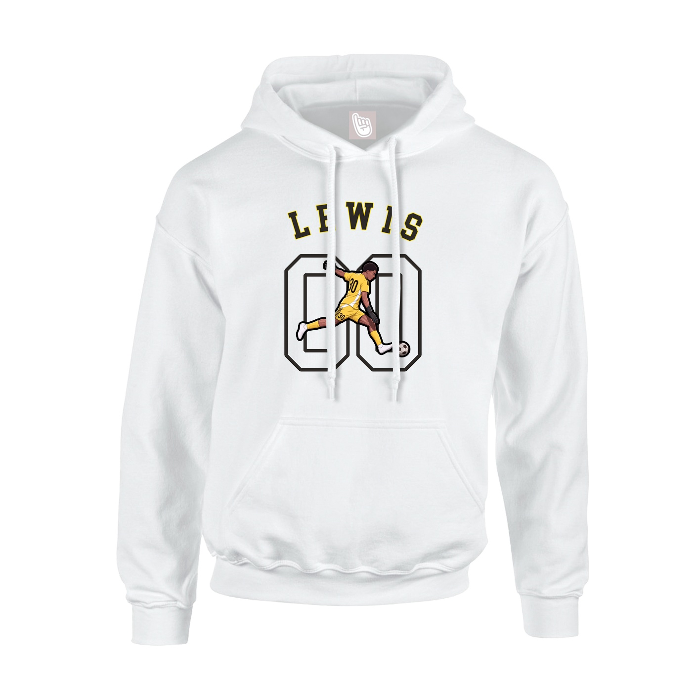 Hoodie — Shirsey Arch in White